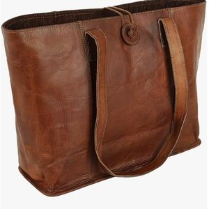 Leather Distressed Shoulder Bag